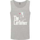 The Cat Father Parody Kitten Lover Animal Mens Vest Tank Top White
