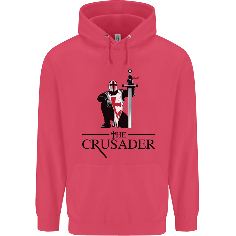 The Cusader Knights Templar St Georges Day Childrens Kids Hoodie Heliconia