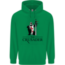 The Cusader Knights Templar St Georges Day Childrens Kids Hoodie Irish Green