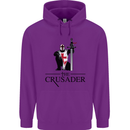 The Cusader Knights Templar St Georges Day Childrens Kids Hoodie Purple