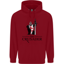 The Cusader Knights Templar St Georges Day Childrens Kids Hoodie Red