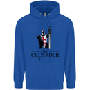 The Cusader Knights Templar St Georges Day Childrens Kids Hoodie Royal Blue