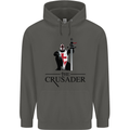 The Cusader Knights Templar St Georges Day Childrens Kids Hoodie Storm Grey