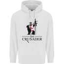 The Cusader Knights Templar St Georges Day Childrens Kids Hoodie White