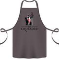 The Cusader Knights Templar St Georges Day Cotton Apron 100% Organic Dark Grey