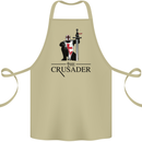 The Cusader Knights Templar St Georges Day Cotton Apron 100% Organic Khaki