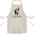 The Cusader Knights Templar St Georges Day Cotton Apron 100% Organic Natural