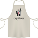 The Cusader Knights Templar St Georges Day Cotton Apron 100% Organic Natural