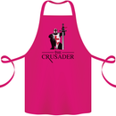 The Cusader Knights Templar St Georges Day Cotton Apron 100% Organic Pink