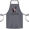 The Cusader Knights Templar St Georges Day Cotton Apron 100% Organic Steel
