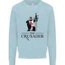 The Cusader Knights Templar St Georges Day Kids Sweatshirt Jumper Light Blue