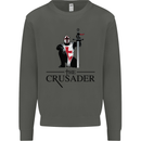 The Cusader Knights Templar St Georges Day Kids Sweatshirt Jumper Storm Grey