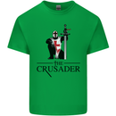 The Cusader Knights Templar St Georges Day Kids T-Shirt Childrens Irish Green