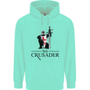 The Cusader Knights Templar St Georges Day Mens 80% Cotton Hoodie Peppermint