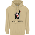 The Cusader Knights Templar St Georges Day Mens 80% Cotton Hoodie Sand