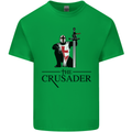 The Cusader Knights Templar St Georges Day Mens Cotton T-Shirt Tee Top Irish Green