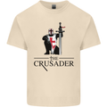 The Cusader Knights Templar St Georges Day Mens Cotton T-Shirt Tee Top Natural