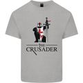 The Cusader Knights Templar St Georges Day Mens Cotton T-Shirt Tee Top Sports Grey