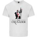 The Cusader Knights Templar St Georges Day Mens Cotton T-Shirt Tee Top White