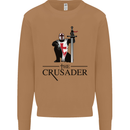The Cusader Knights Templar St Georges Day Mens Sweatshirt Jumper Caramel Latte