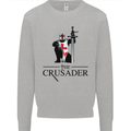 The Cusader Knights Templar St Georges Day Mens Sweatshirt Jumper Sports Grey