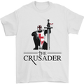 The Cusader Knights Templar St Georges Day Mens T-Shirt Cotton Gildan White