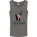 The Cusader Knights Templar St Georges Day Mens Vest Tank Top Charcoal