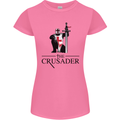 The Cusader Knights Templar St Georges Day Womens Petite Cut T-Shirt Azalea