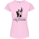 The Cusader Knights Templar St Georges Day Womens Petite Cut T-Shirt Light Pink
