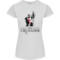 The Cusader Knights Templar St Georges Day Womens Petite Cut T-Shirt White