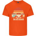 The Day Tripper Campervan Caravanning Mens Cotton T-Shirt Tee Top Orange