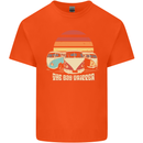 The Day Tripper Campervan Caravanning Mens Cotton T-Shirt Tee Top Orange