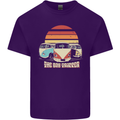 The Day Tripper Campervan Caravanning Mens Cotton T-Shirt Tee Top Purple