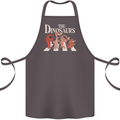 The Dinosaurs Funny T-Rex Music Parody Cotton Apron 100% Organic Dark Grey