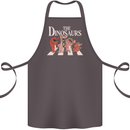 The Dinosaurs Funny T-Rex Music Parody Cotton Apron 100% Organic Dark Grey