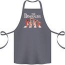 The Dinosaurs Funny T-Rex Music Parody Cotton Apron 100% Organic Steel