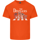 The Dinosaurs Funny T-Rex Music Parody Kids T-Shirt Childrens Orange