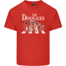 The Dinosaurs Funny T-Rex Music Parody Kids T-Shirt Childrens Red