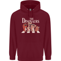 The Dinosaurs Funny T-Rex Music Parody Mens 80% Cotton Hoodie Maroon