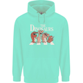 The Dinosaurs Funny T-Rex Music Parody Mens 80% Cotton Hoodie Peppermint