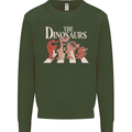 The Dinosaurs Funny T-Rex Music Parody Mens Sweatshirt Jumper Forest Green
