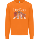 The Dinosaurs Funny T-Rex Music Parody Mens Sweatshirt Jumper Orange