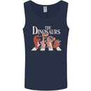 The Dinosaurs Funny T-Rex Music Parody Mens Vest Tank Top Navy Blue