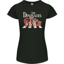 The Dinosaurs Funny T-Rex Music Parody Womens Petite Cut T-Shirt Black