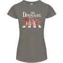 The Dinosaurs Funny T-Rex Music Parody Womens Petite Cut T-Shirt Charcoal
