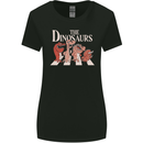 The Dinosaurs Funny T-Rex Music Parody Womens Wider Cut T-Shirt Black