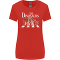 The Dinosaurs Funny T-Rex Music Parody Womens Wider Cut T-Shirt Red
