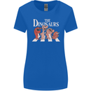The Dinosaurs Funny T-Rex Music Parody Womens Wider Cut T-Shirt Royal Blue
