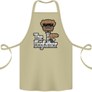The Dog Father Funny Fathers Day Dad Daddy Cotton Apron 100% Organic Khaki