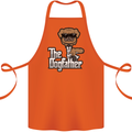 The Dog Father Funny Fathers Day Dad Daddy Cotton Apron 100% Organic Orange